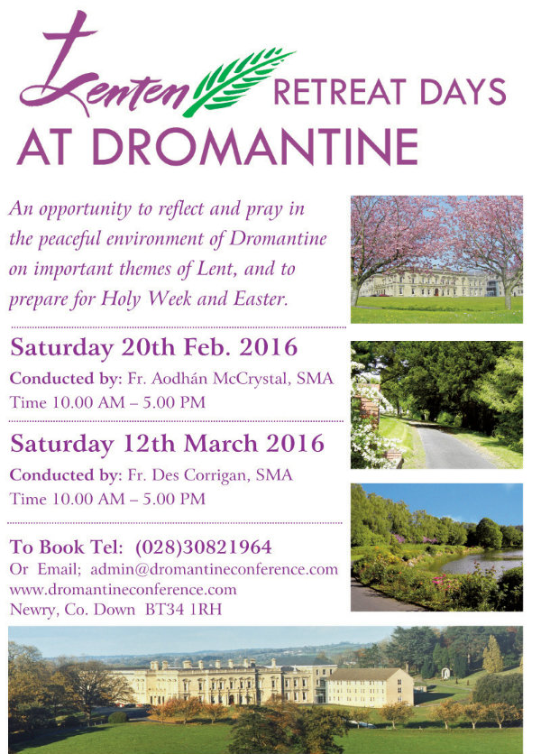 Lenten Retreat Days at Dromantine